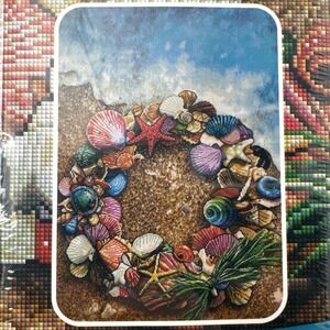 Rare Diamond Art Club Wreath Of Shells DIY Diamond‎ Art Kit 25.6X35.8 Christmas